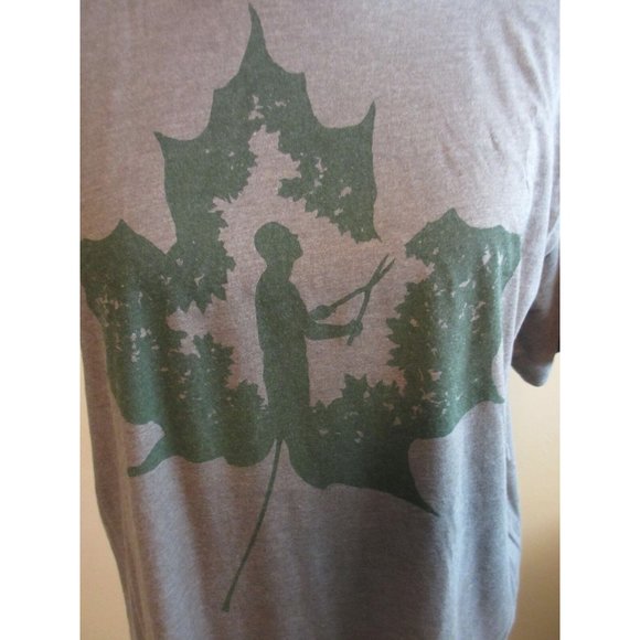 FULL BLEED BRAND GREEN T-SHIRT LARGE - Picture 3 of 4